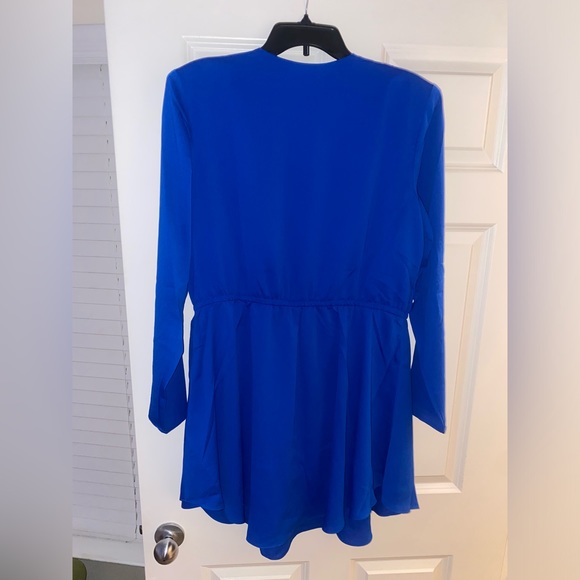 Bar III Royal Blue dress or can be wore as a blouse with leggings. - Picture 2 of 3